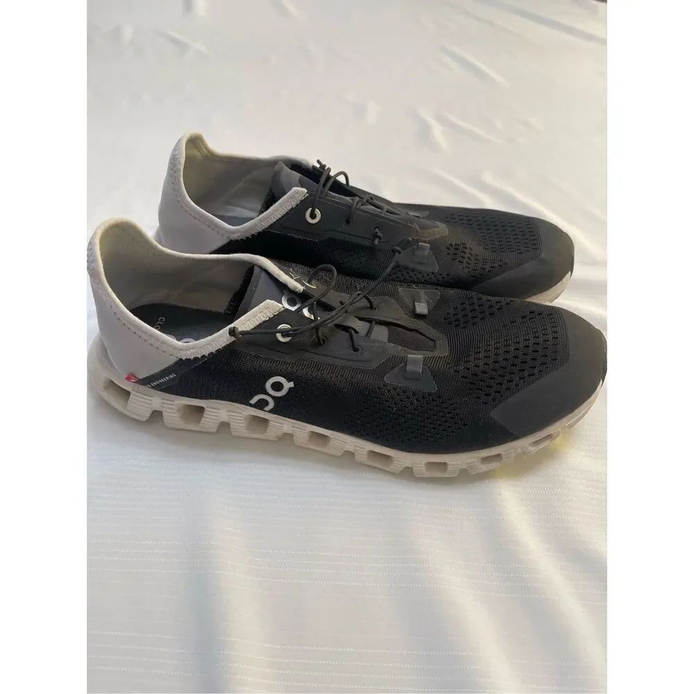 On Running Cloud 5 Coast Men’s Shoes Sz 11 Athletic Black Slip-On Sneakers